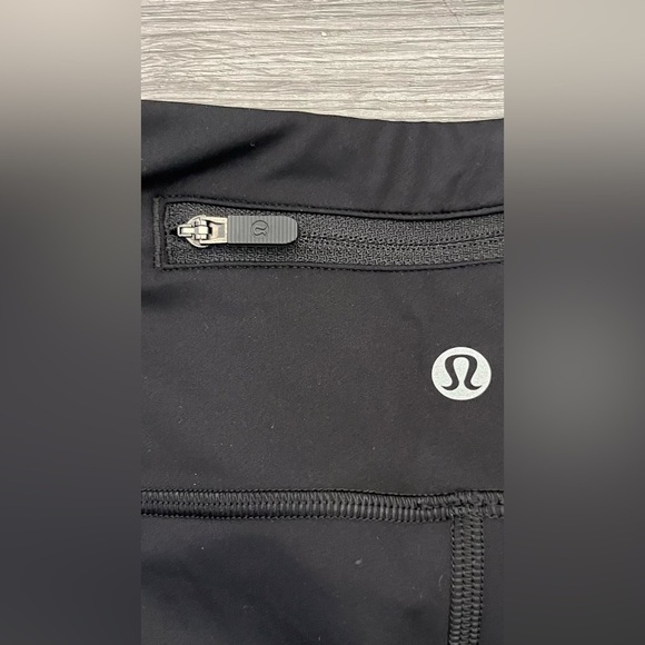 Lululemon Women's Size 6 Speed Wunder Tight 28” Spark Leggins Black Silver - Picture 11 of 12